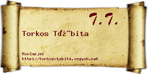 Torkos Tábita névjegykártya